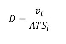 สมการ D= vi ATSi
