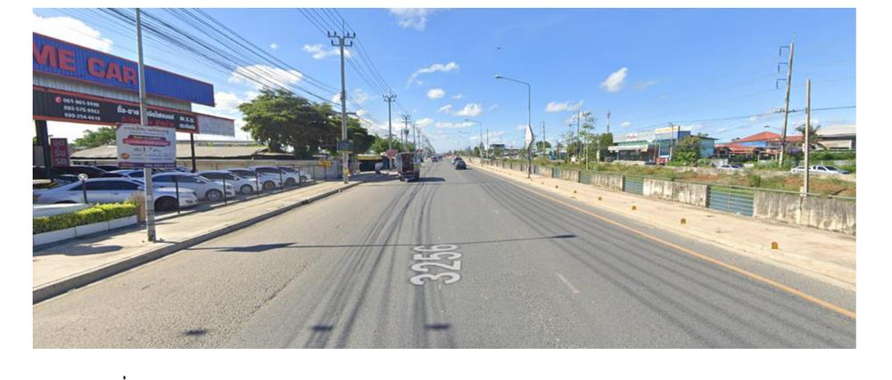 ทางหลวงแผ่นดินหมายเลข 3256 กม.3+200 จังหวัดสมุทรปราการ ทิศทางขาเข้า