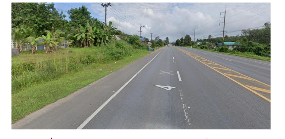 ทางหลวงแผ่นดินหมายเลข 4 กม.956+105 จังหวัดกระบี่ ทิศทางขาเข้า